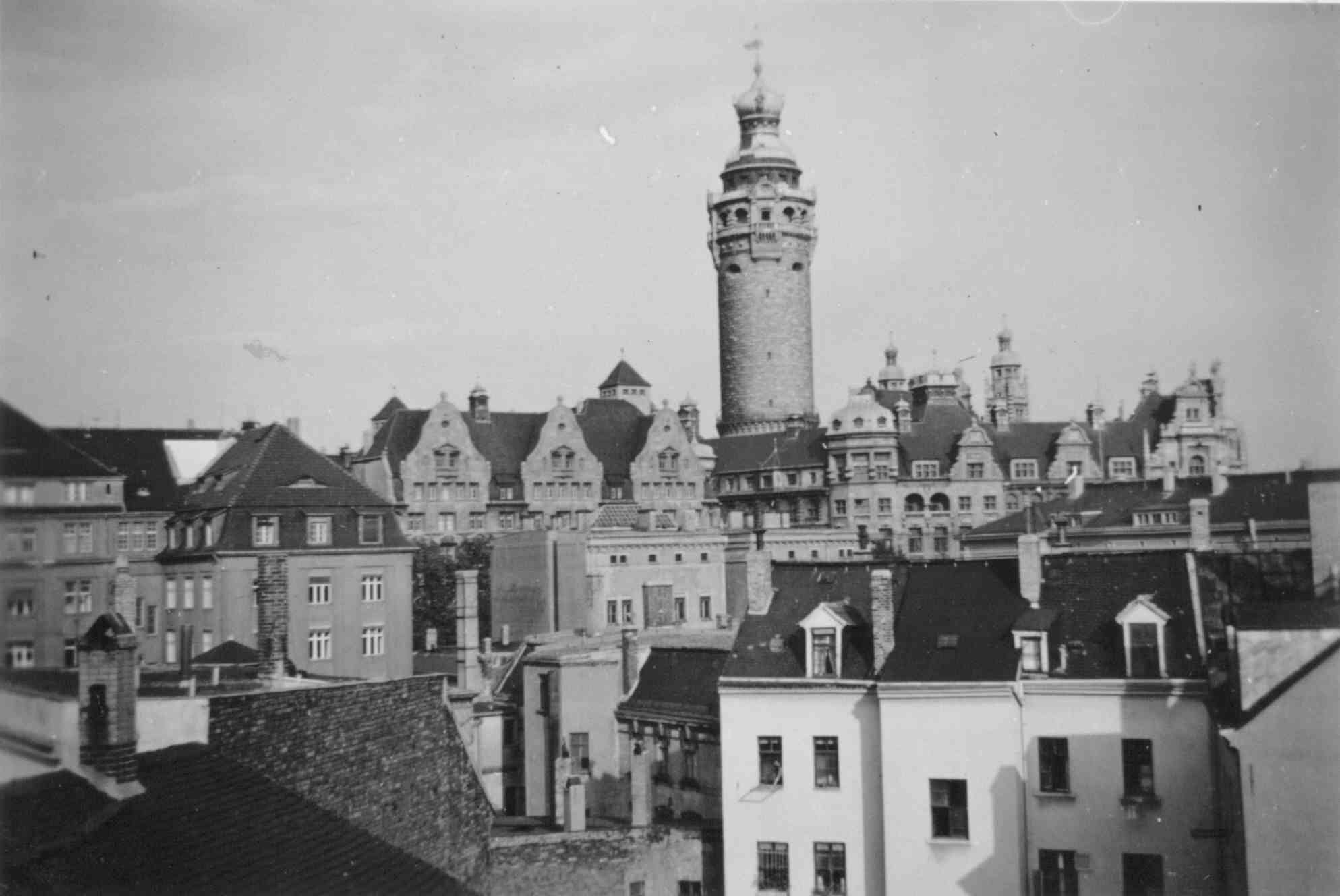 Leipzig, neues Rathaus im Jahre 1938