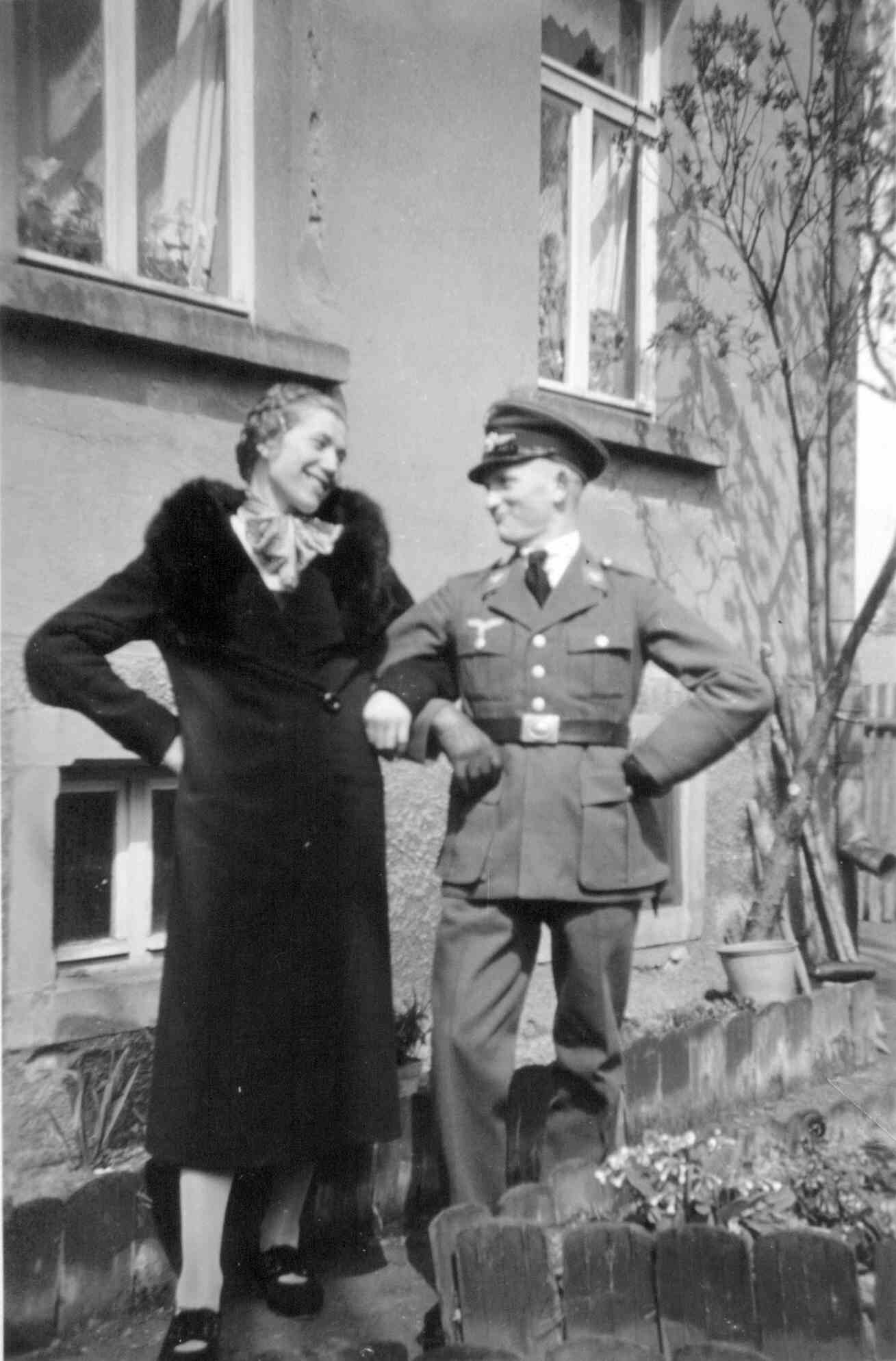 Charlotte Grübler & Erich Nauman, 1938 in Belgershain