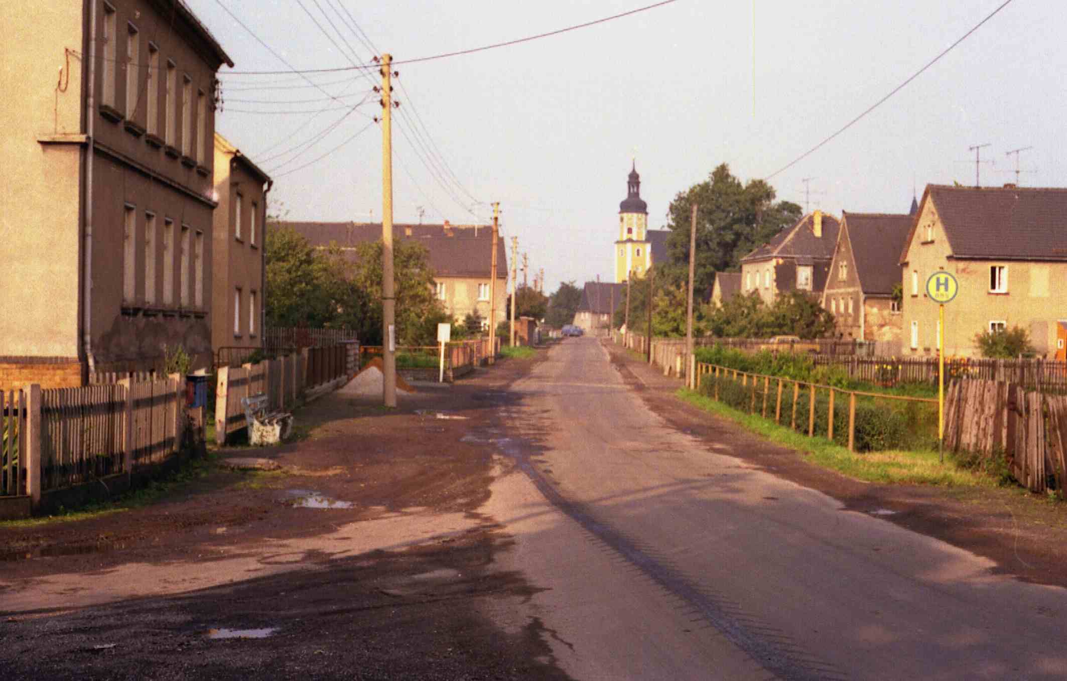 Hauptstrasse, Belgershain September 1986